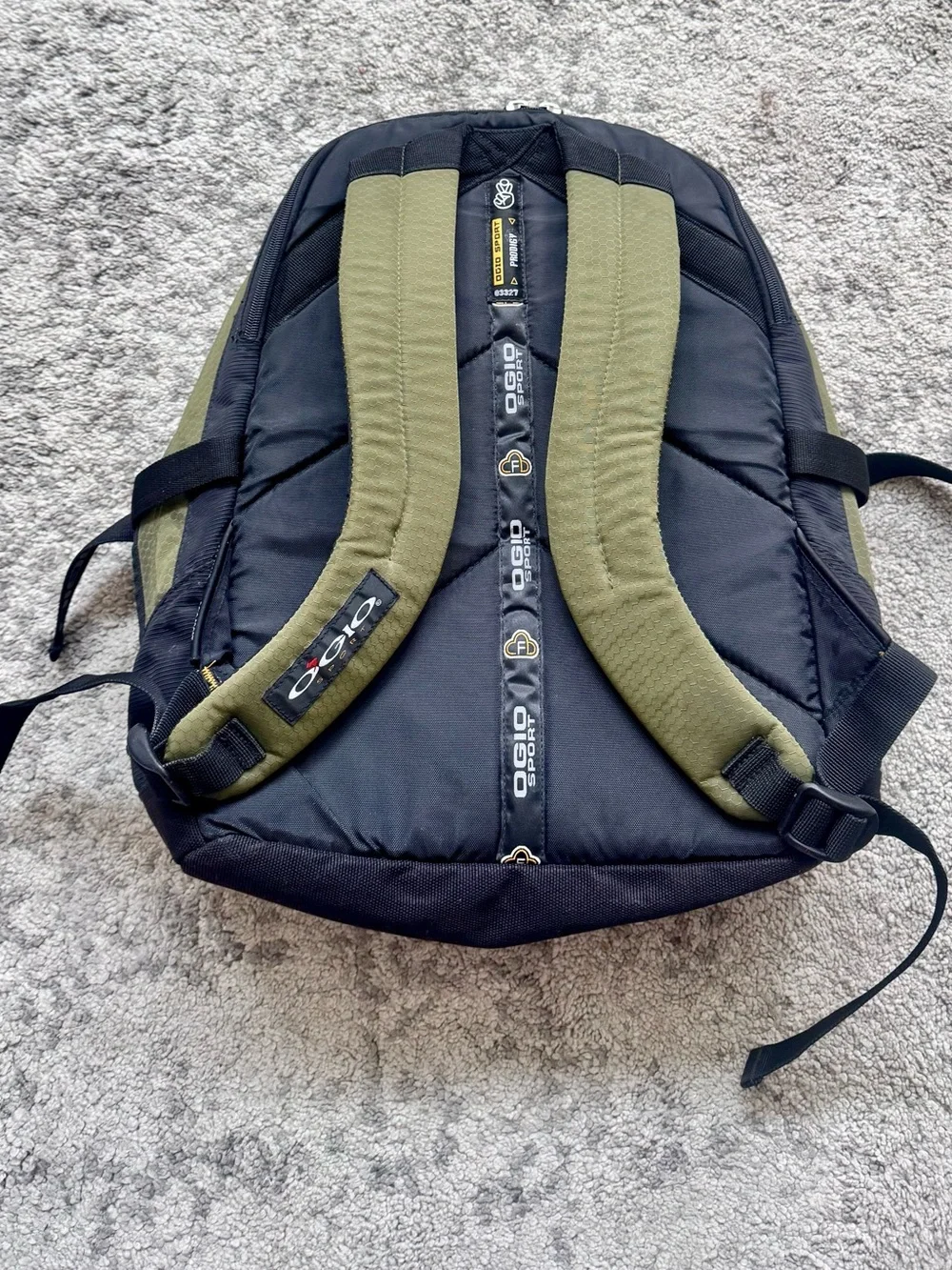 OGIO Sport Olive Green Black Laptop Backpack Travel School